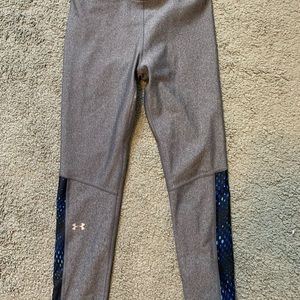 under armour capris grey